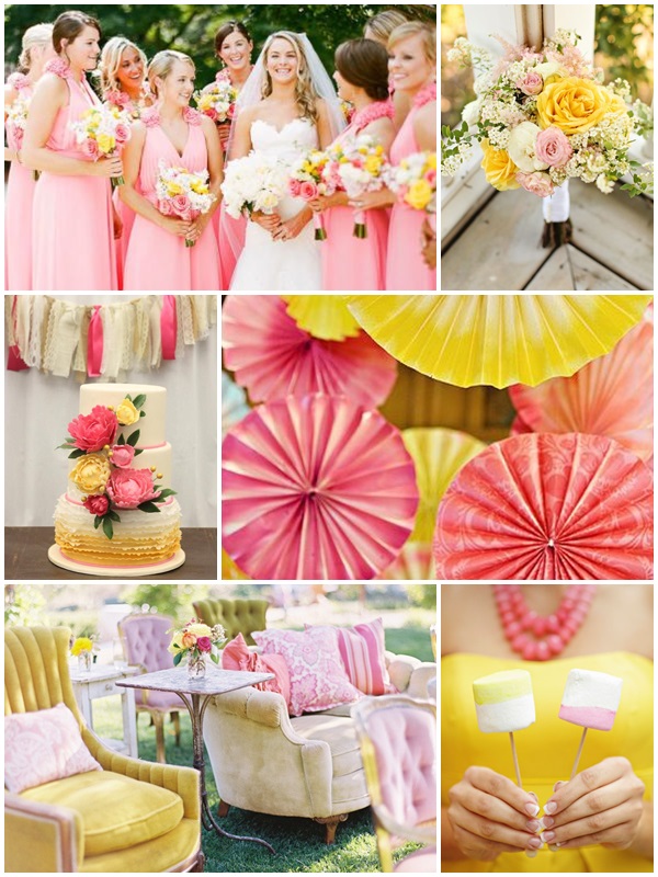 Weddings By Color Pink Yellow Wedding Philippines